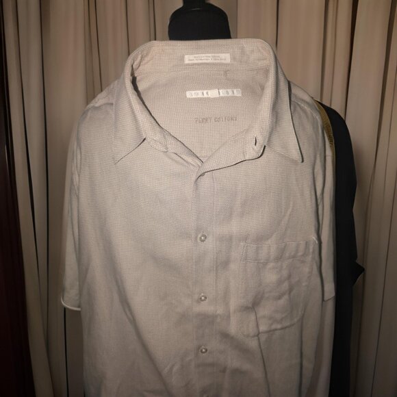Perry Ellis Men's 100% Cotton Size L Men's Casual Button Down Shirt - Picture 3 of 4
